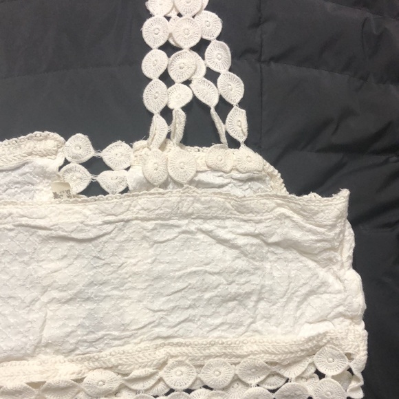 Free People Cream Lace Camisole Top - Picture 6 of 11